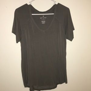 Super soft gray vneck